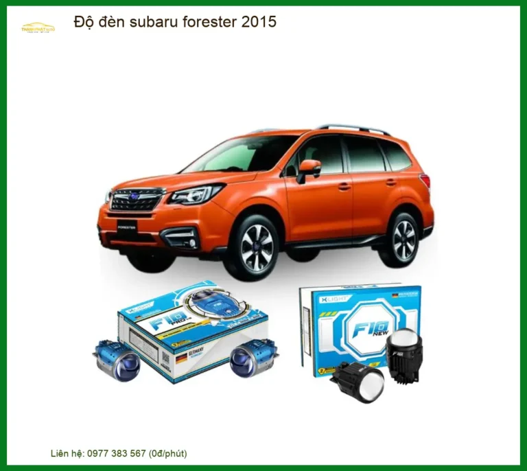 Nâng Cấp Độ Đèn Bi LED Subaru Forester 2015 - Trung Tâm Lắp Đặt Chính Hãng TPHCM