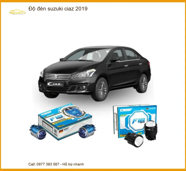 Độ Đèn Suzuki Ciaz 2019 - Trung Tâm Nâng Cấp Uy Tín TPHCM