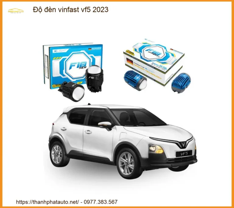 Độ Đèn LED Vinfast VF5 2023 - Địa Chỉ Lắp Đặt Uy Tín TPHCM