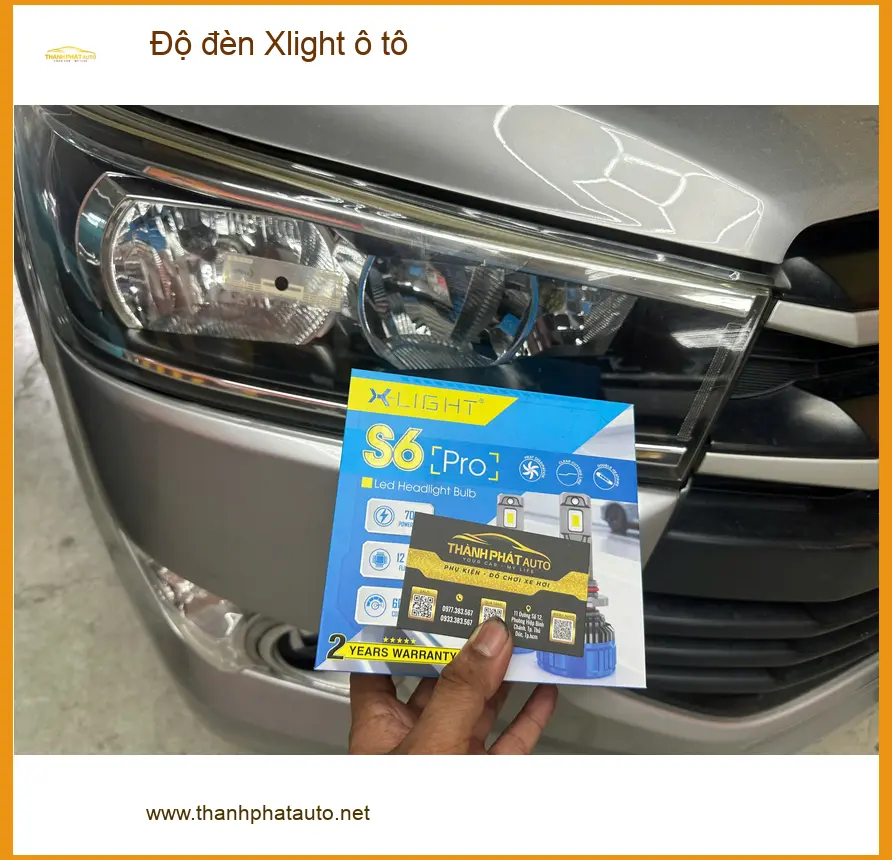 Chị Thảo độ đèn Xlight ô tô cho Hyundai Creta vì đèn zin tối ở Thủ Đức