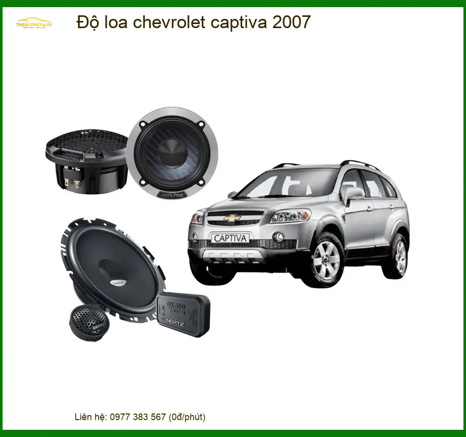 Độ Loa Chevrolet Captiva 2007