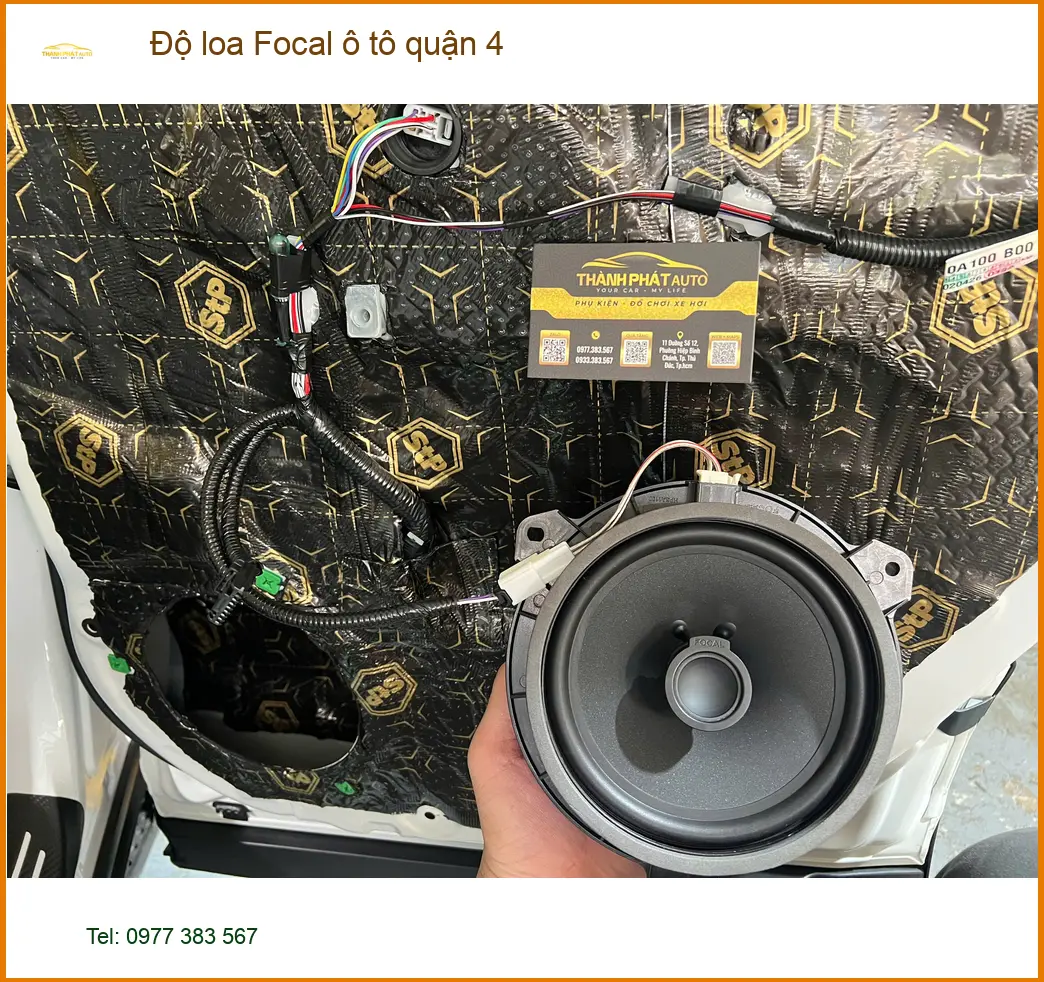 Địa Chỉ Độ Loa Ô Tô loa Focal ô tô quận 4 - Giá Tốt TPHCM ảnh thực tế 3