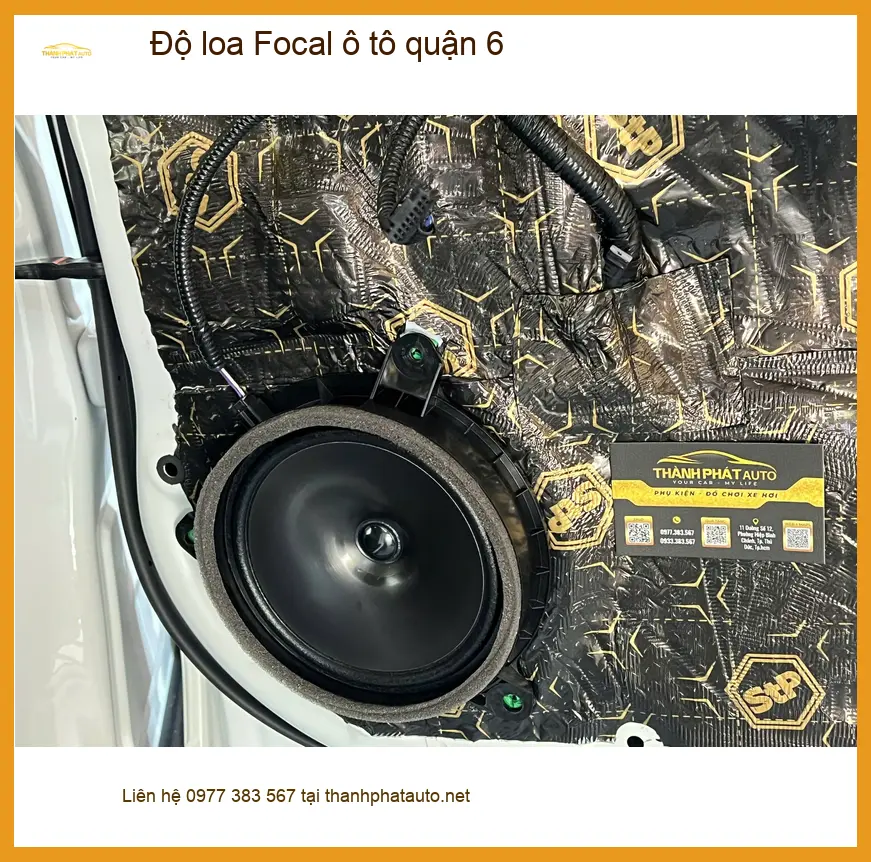 Trung Tâm Độ Loa Ô Tô loa Focal ô tô quận 6 - Thi Công Chuyên Nghiệp ảnh thực tế 2
