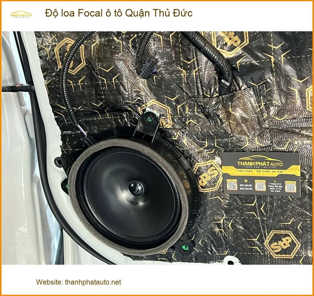 Trung Tâm Độ Loa Ô Tô loa Focal ô tô Quận Thủ Đức - Thi Công Chuyên Nghiệp ảnh thực tế 2