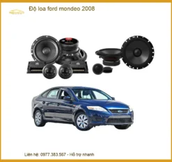 Độ Loa Ford Mondeo 2008 - Trung Tâm Nâng Cấp Âm Thanh Uy Tín TPHCM