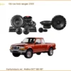 Độ Loa Sub Bass Pioneer Cho Ford Ranger 2000 - Địa Chỉ Lắp Đặt Uy Tín Giá Tốt TPHCM