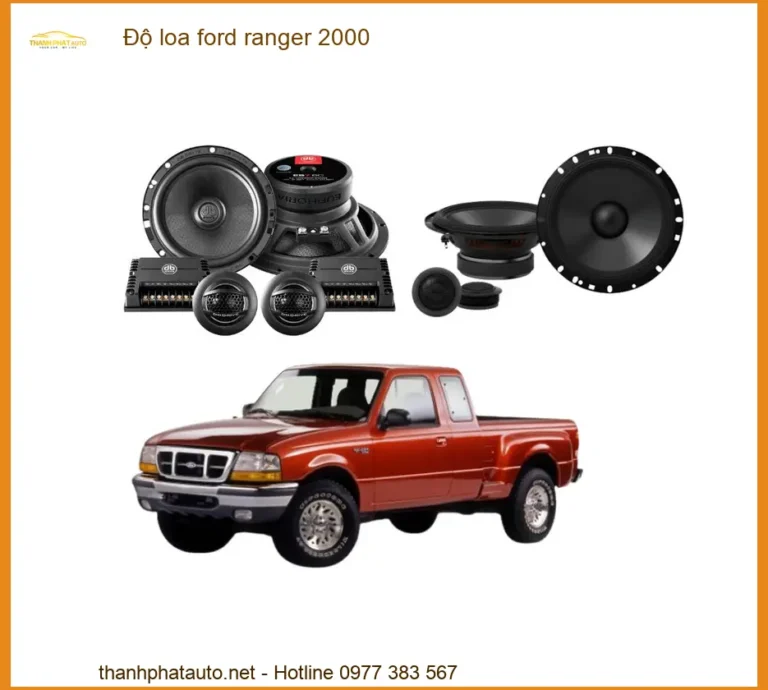 Độ Loa Sub Bass Pioneer Cho Ford Ranger 2000 - Địa Chỉ Lắp Đặt Uy Tín Giá Tốt TPHCM