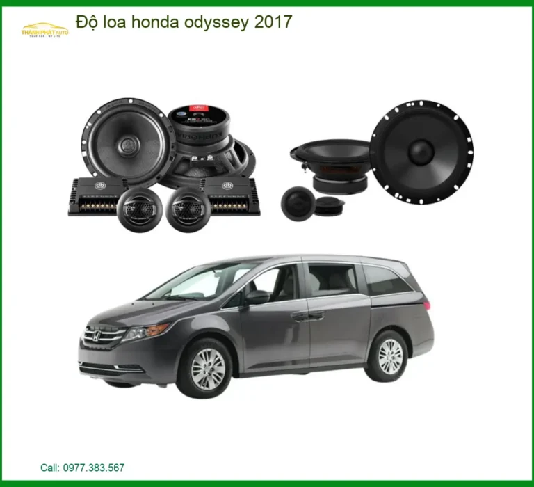Độ Loa Honda Odyssey 2017 - Địa Chỉ Lắp Đặt Loa Xe Hơi Uy Tín Giá Tốt TPHCM