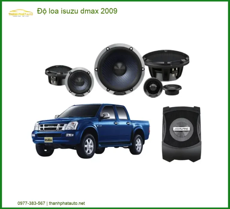 Nâng Cấp Âm Thanh Loa Isuzu D-Max 2009 - Địa Chỉ Lắp Đặt Chính Hãng TPHCM