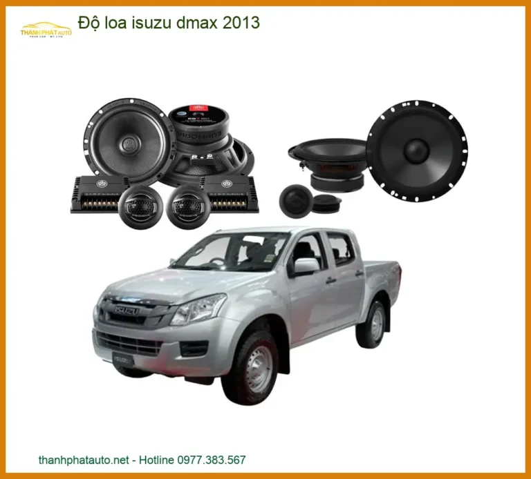 Độ Loa, Nâng Cấp Loa Isuzu Dmax 2013 - Trung Tâm Nâng Cấp Chính Hãng TPHCM