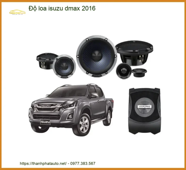 Nâng Cấp Âm Thanh Loa Isuzu Dmax 2016 - Trung Tâm Độ Loa Uy Tín TPHCM