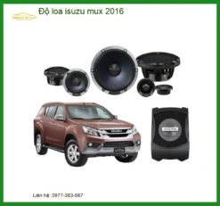 Độ Loa Nâng Cấp Âm Thanh Isuzu Mu-X 2016 - Địa Chỉ Lắp Đặt Uy Tín TPHCM