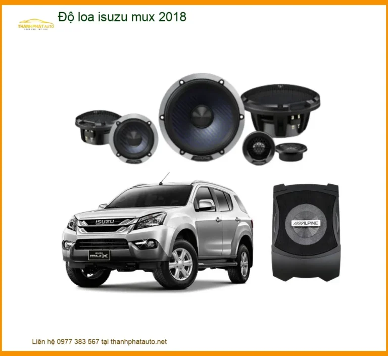 Độ Loa Isuzu Mu-X 2018 - Trung Tâm Nâng Cấp Chính Hãng TPHCM