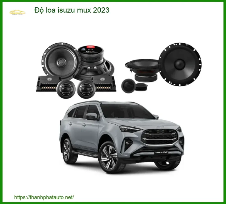 Độ Loa Isuzu Mu-X 2023 - Địa Chỉ Nâng Cấp Uy Tín TPHCM