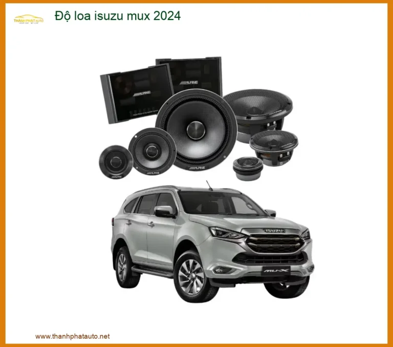 Độ Loa Ô Tô Isuzu MUX 2024 - Trung Tâm Chuyên Độ Loa Uy Tín TPHCM
