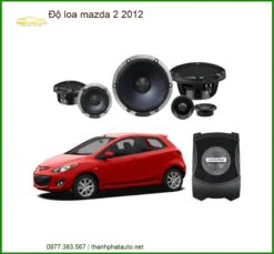 Nâng Cấp Độ Loa Sub Bass Mazda 2 2012 - Trung Tâm Lắp Đặt Chính Hãng TPHCM