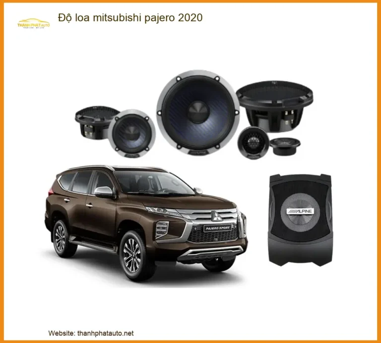 Độ Loa Mitsubishi Pajero 2020 - Trung Tâm Nâng Cấp Âm Thanh Chính Hãng TPHCM