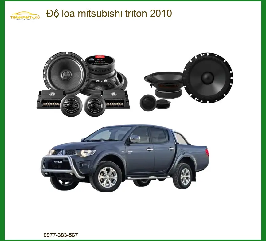 Giải Pháp Độ Loa Ô Tô Mitsubishi Triton 2010 - Địa Chỉ Lắp Đặt Uy Tín TPHCM