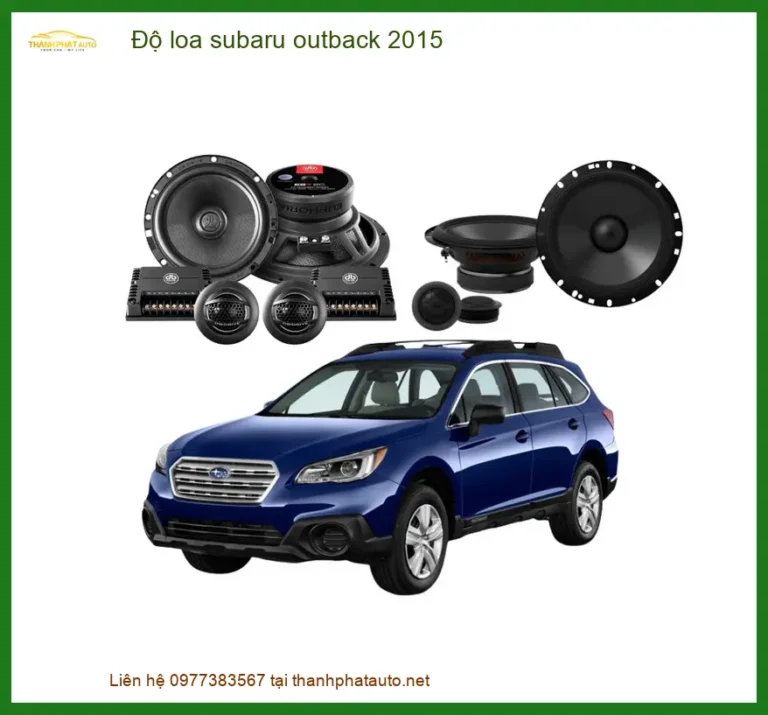 Độ Loa Sub Hơi Subaru Outback 2015 - Trung Tâm Nâng Cấp Âm Thanh Chính Hãng TPHCM