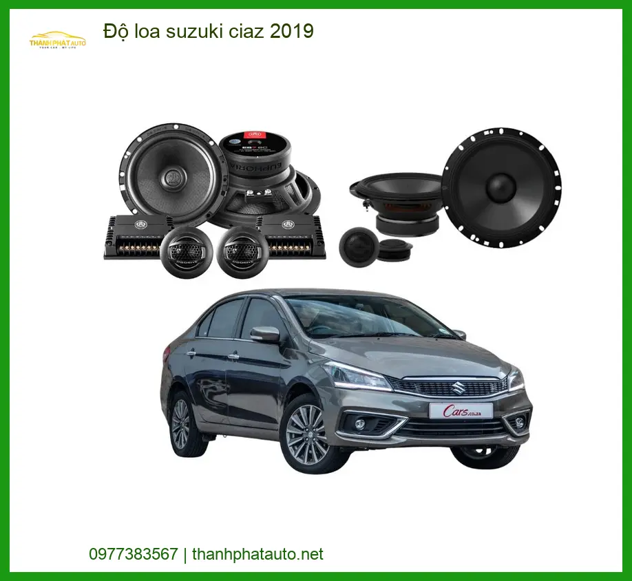 Độ Loa Subwoofer Âm Thanh Suzuki Ciaz 2019 - Địa Chỉ Nâng Cấp Chính Hãng TPHCM