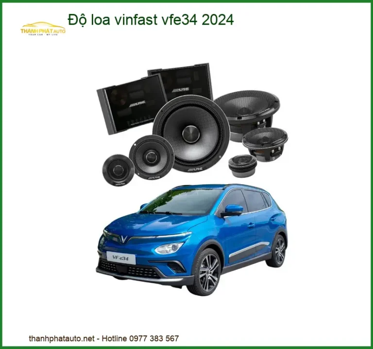 Độ Loa Ô Tô Vinfast VF e34 2024 - Địa Chỉ Nâng Cấp Loa Cao Cấp TPHCM