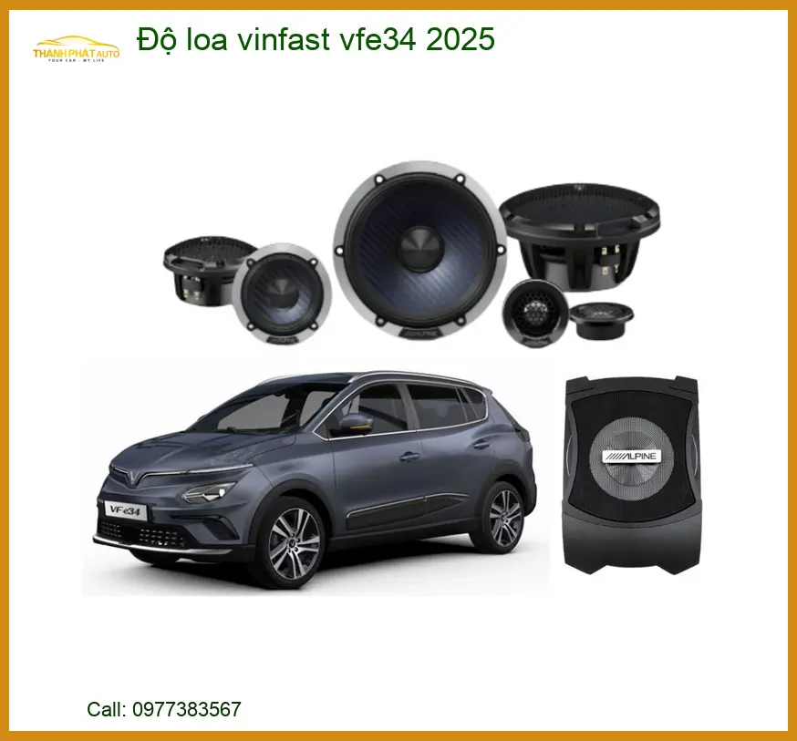 Độ loa VinFast VF e34 2025 - Trung Tâm Nâng Cấp Uy Tín TPHCM