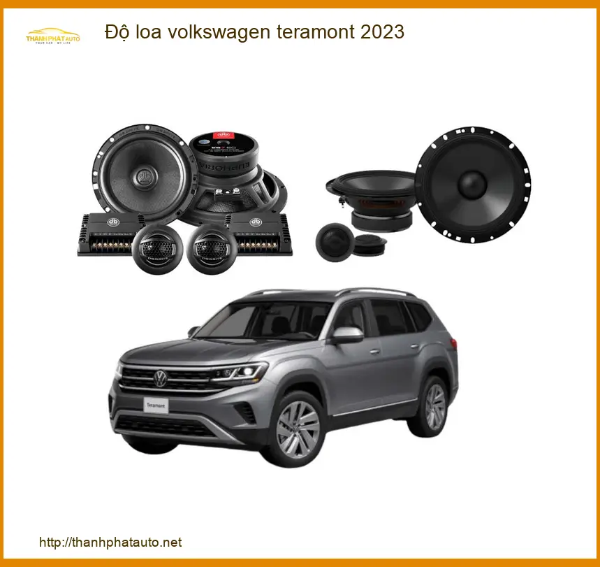 Độ Loa Volkswagen Teramont 2023 - Trung Tâm Nâng Cấp Loa Chính Hãng TPHCM