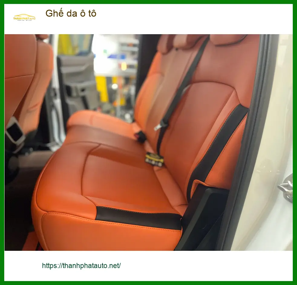 Anh Trọng bọc ghế da ô tô Honda CRV tại Hóc Môn để nội thất sang trọng ảnh thực tế 4