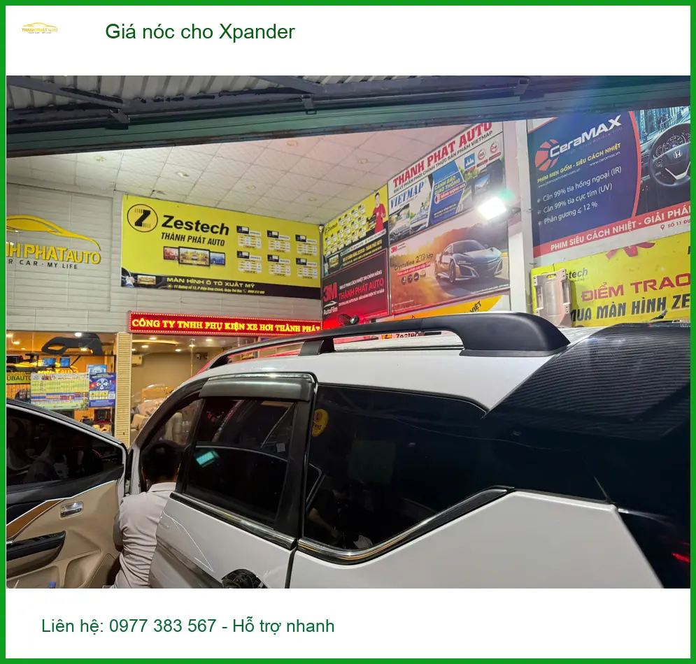 Chị Thảo lắp giá nóc Xpander tại Quận 5 chuẩn bị cho chuyến đi xa ảnh thực tế 2