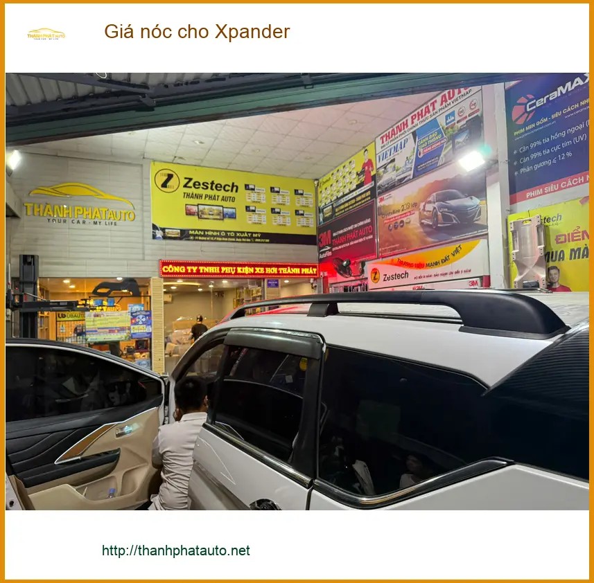 Bác Cường lắp giá nóc cho Xpander tại Quận 1 để chở thêm đồ khi đi dã ngoại ảnh thực tế 2
