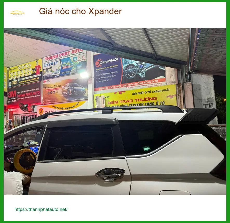 Bác Cường lắp giá nóc cho Xpander tại Quận 1 để chở thêm đồ khi đi dã ngoại ảnh thực tế 3