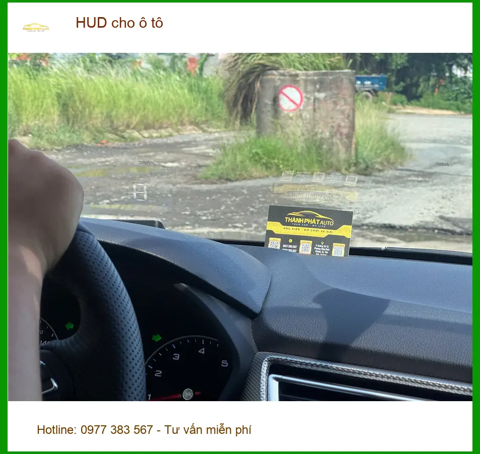 Anh Khải lắp HUD cho Hyundai Accent tại Quận 2 để lái xe an toàn hơn ảnh thực tế 2