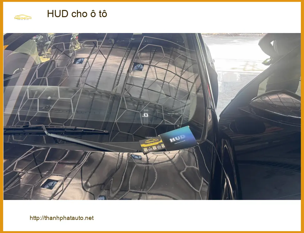 Chú Tiến lắp HUD cho ô tô Toyota Camry tại Hóc Môn để lái xe an toàn hơn ảnh thực tế 3