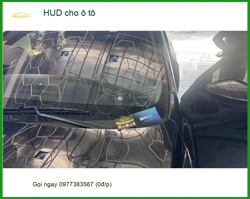 Anh Kiên lắp HUD cho ô tô Hyundai SantaFe tại Quận Thủ Đức để lái xe an toàn hơn