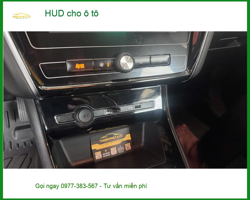 Anh Kiên lắp HUD cho ô tô Hyundai SantaFe tại Quận Thủ Đức để lái xe an toàn hơn ảnh thực tế 2