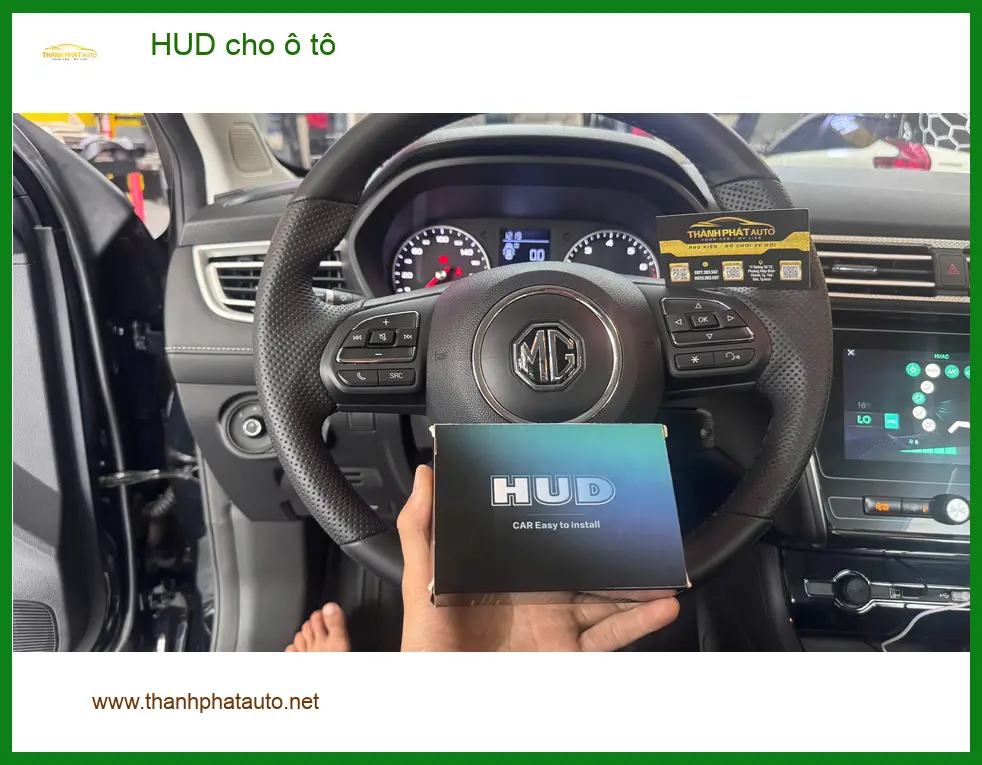 Cô Mai lắp HUD cho ô tô Kia K3 tại Quận Tân Bình để lái xe an toàn ảnh thực tế 2