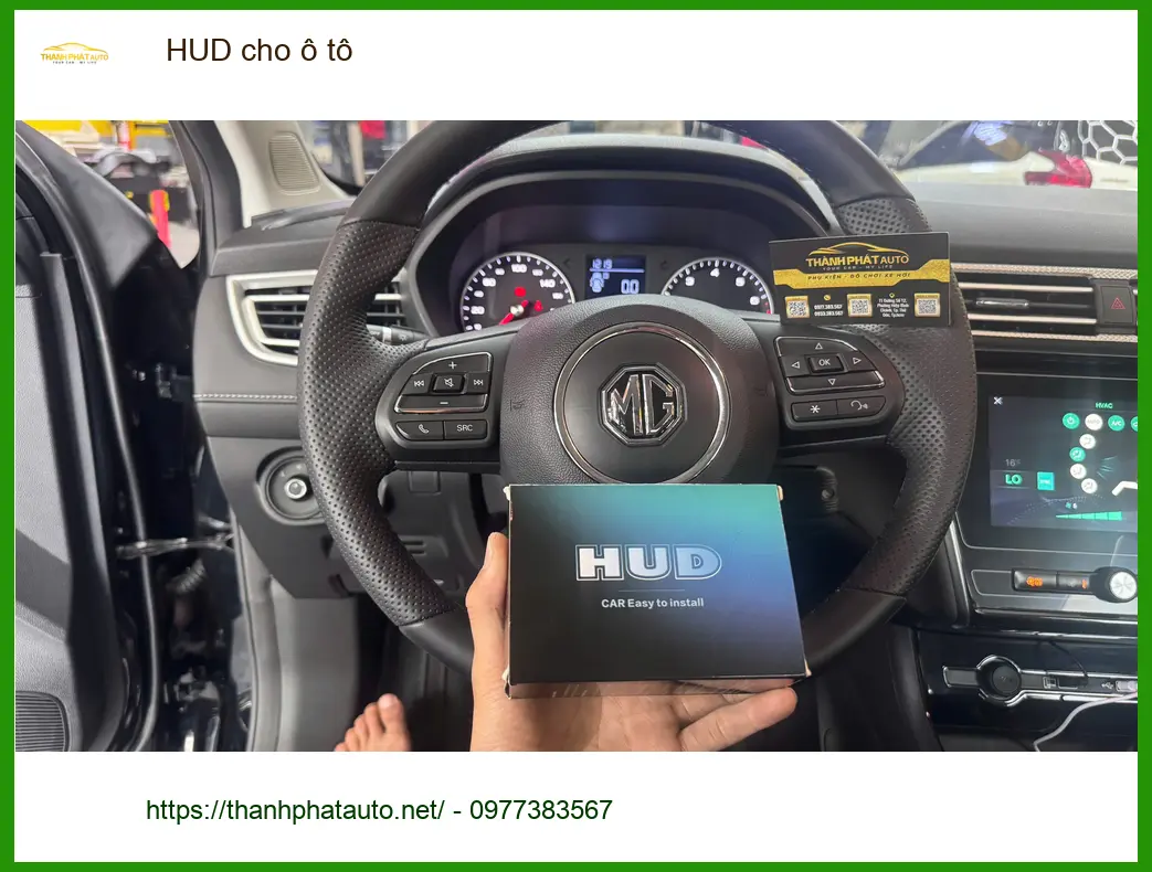 Anh Khang lắp HUD cho ô tô Hyundai Accent tại Quận 7 để theo dõi tốc độ an toàn ảnh thực tế 3