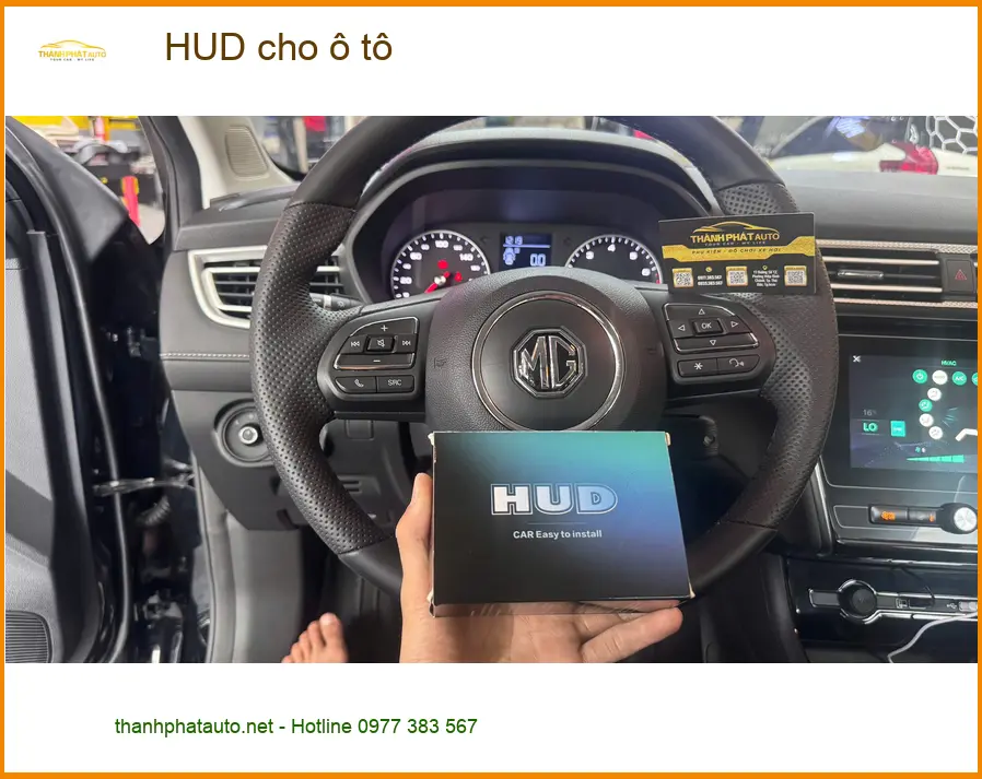 Anh Minh lắp HUD cho Hyundai Accent tại Quận 10 để lái xe an toàn hơn trong đô thị ảnh thực tế 2