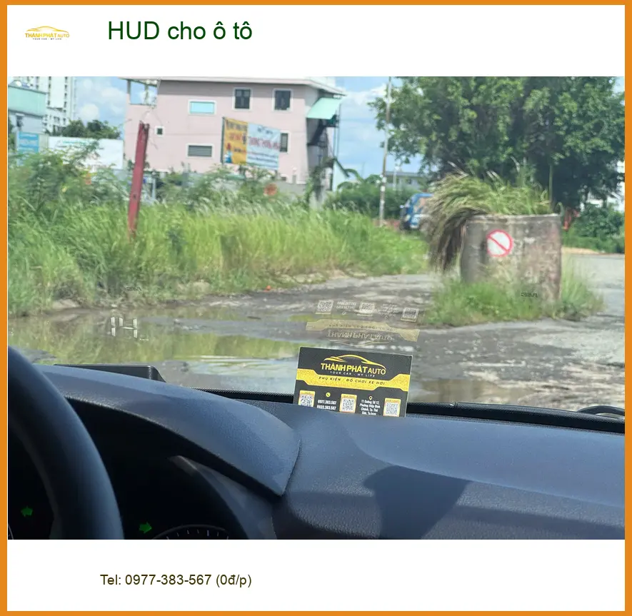 Anh Minh lắp HUD cho Hyundai Accent tại Quận 10 để lái xe an toàn hơn trong đô thị ảnh thực tế 5