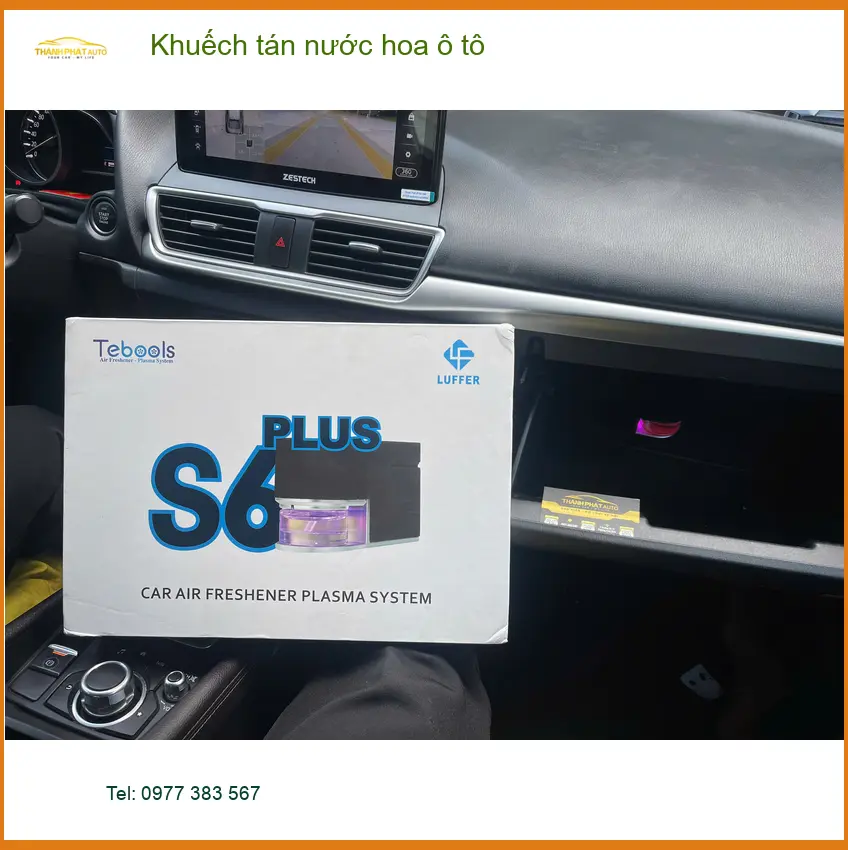 Anh Tiến mua Khuếch tán nước hoa ô tô cho Mazda 3 tại Quận Tân Phú khử mùi ảnh thực tế 2