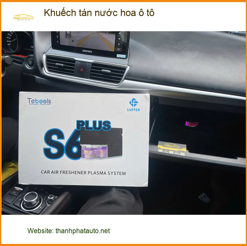 Chị Thanh lắp khuếch tán nước hoa ô tô cao cấp cho Hyundai Accent tại Quận 8