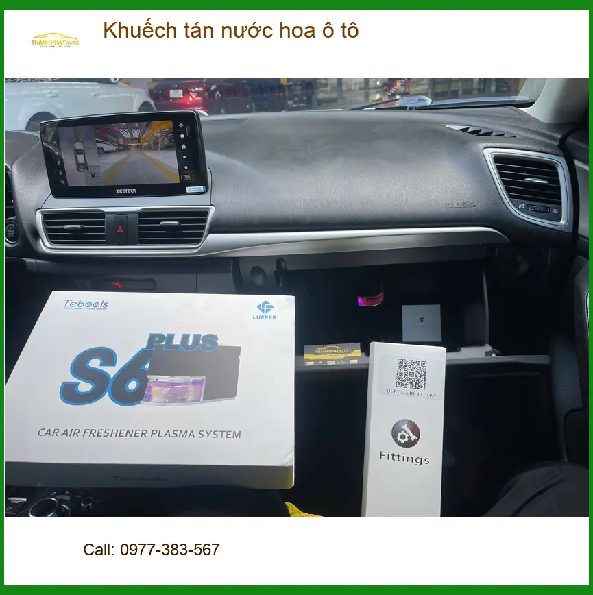 Chị Thanh lắp khuếch tán nước hoa ô tô cao cấp cho Hyundai Accent tại Quận 8 ảnh thực tế 2