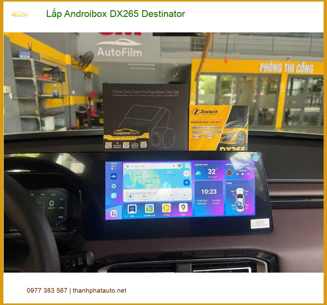 Anh Tùng lắp Android Box DX265 Destinator cho Kia K3 tại Quận Tân Phú ảnh thực tế 2