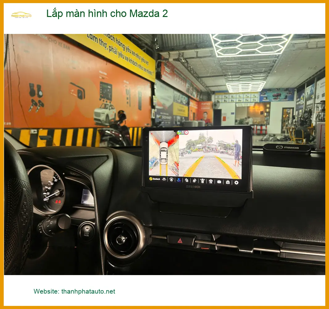 Anh Khang lắp màn hình cho Mazda 2 tại Quận Tân Bình để nâng tầm trải nghiệm lái ảnh thực tế 3