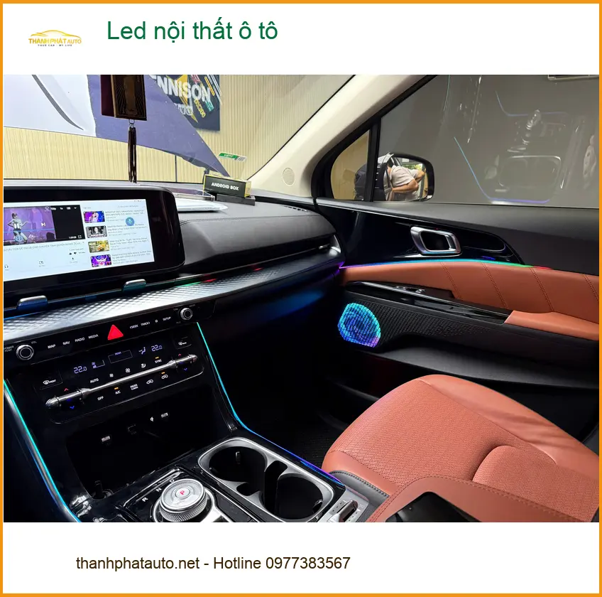 Anh Đức lắp Led nội thất ô tô VinFast Lux A2.0 Quận Huyện Cần Giờ tăng trải nghiệm ảnh thực tế 4