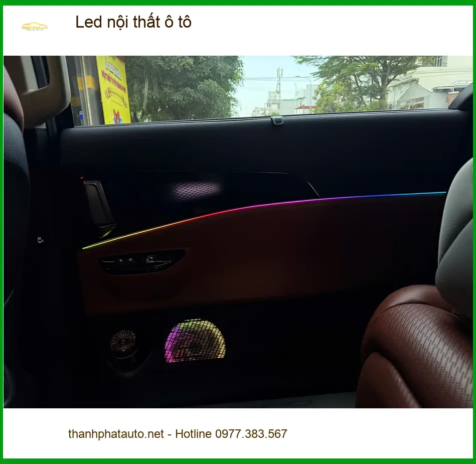 Anh Dũng lắp Led nội thất ô tô cho Suzuki XL7 tại Củ Chi để không gian xe thêm sang trọng ảnh thực tế 3