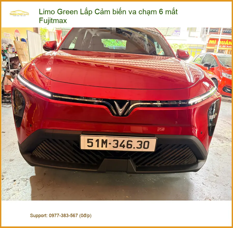 Anh Lực lắp Cảm biến va chạm 6 mắt Fujitmax Limo Green Quận Bình Tân ảnh thực tế 2
