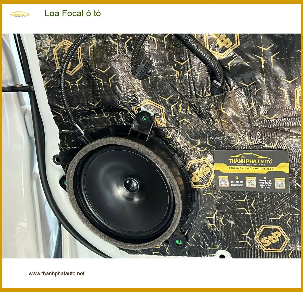 Anh Nam lắp Loa Focal ô tô cho Honda CRV tại Phú Nhuận vì loa zin rè ảnh thực tế 5