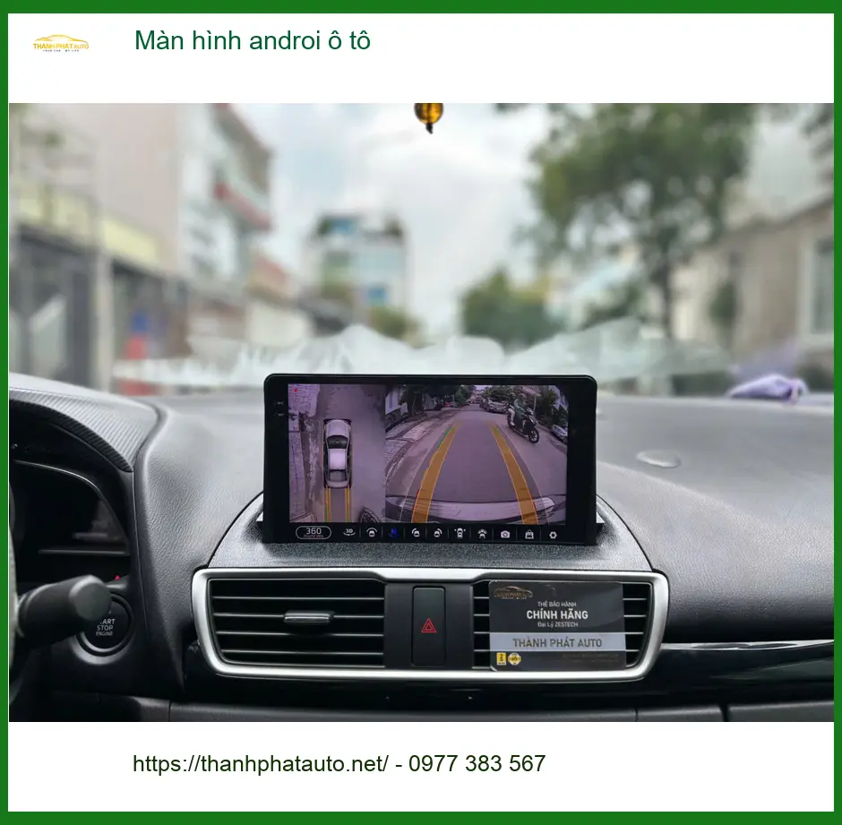 Chị Thảo nâng cấp màn hình Android ô tô cho Outlander tại Củ Chi