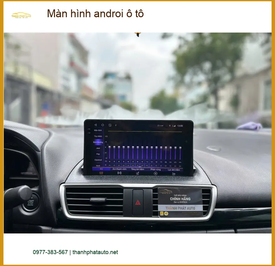 Chị Thảo nâng cấp màn hình Android ô tô cho Outlander tại Củ Chi ảnh thực tế 3